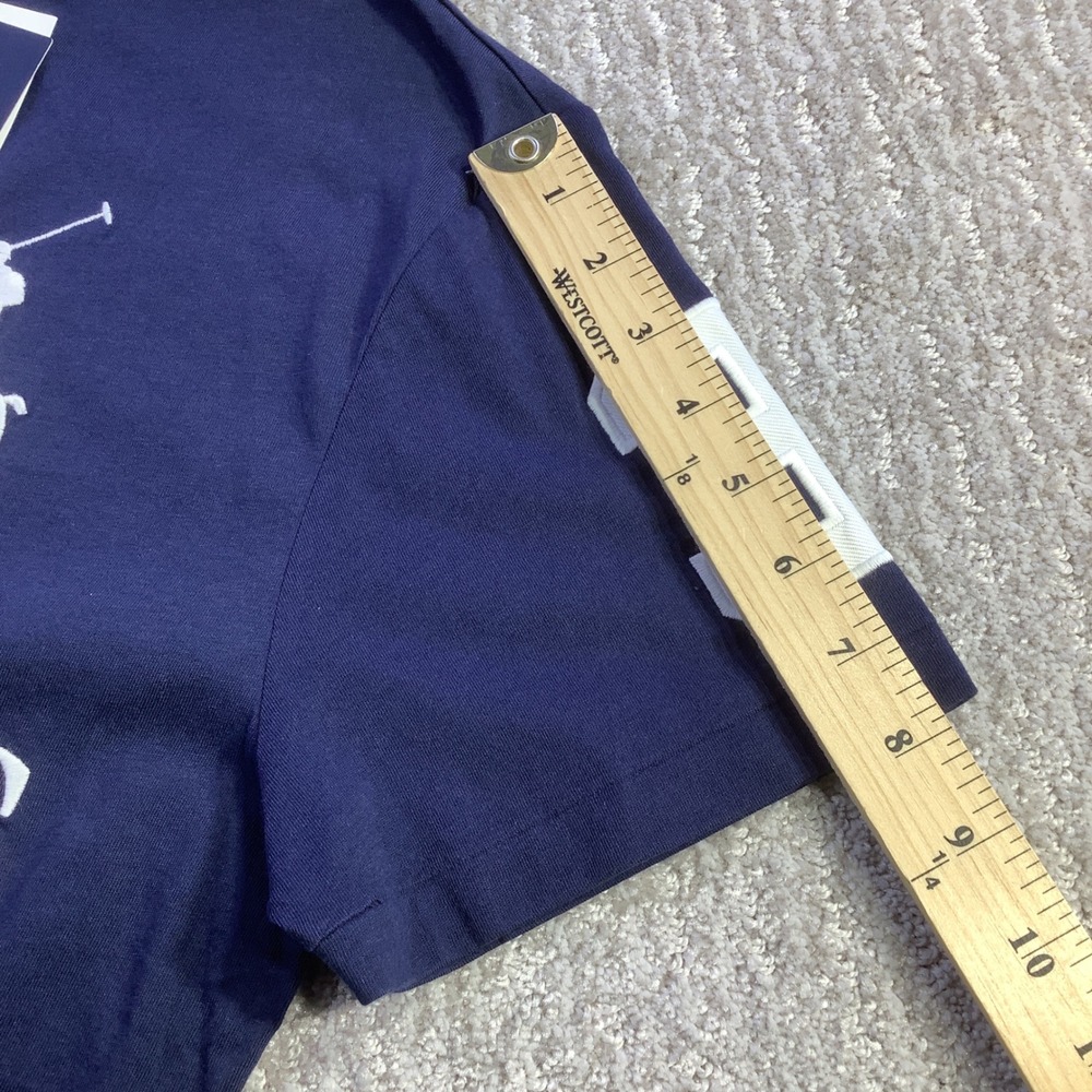 Polo Ralph Lauren Los Angeles Big Pony T-Shirt Navy Blue Classic Fit Size M NWT - Picture 13 of 13
